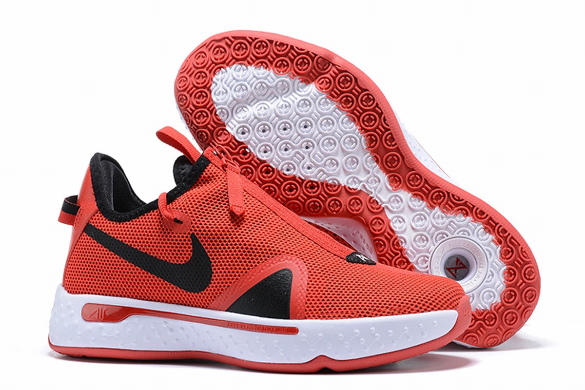 Nike PG 4 Men Shoes Red Black